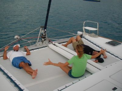 Enjoying New Trampoline with Nick & Thea