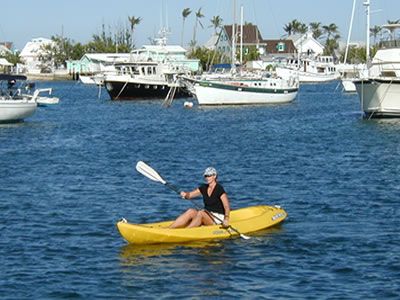 Melissa in Kayak